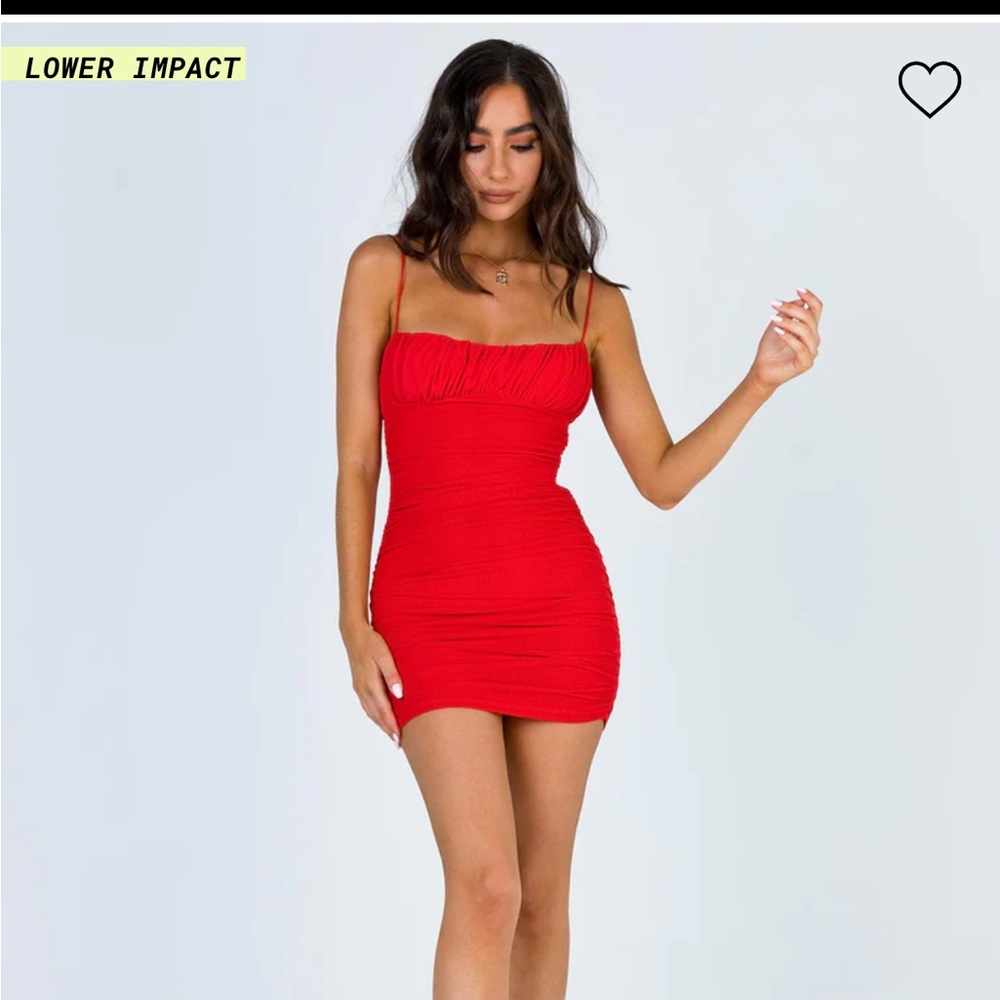Princess polly PENNEY MINI DRESS RED